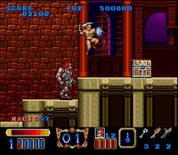 une photo d'Ã©cran de Magic Sword sur Nintendo Super Nes